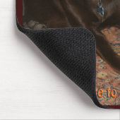 Halloween Hund mit Sweet Tooth Mousepad (Ecke)