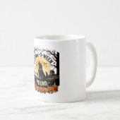 Halloween-Hund-Mond-Heulen (2) Kaffeetasse (VorderseiteRechts)