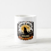 Halloween-Hund-Mond-Heulen (2) Kaffeetasse (Mittel)