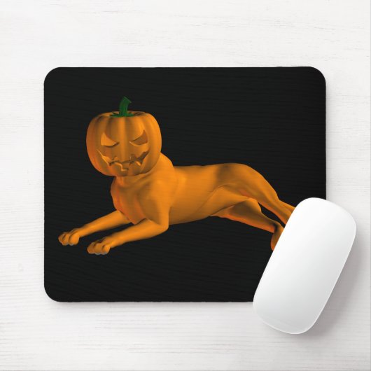Halloween Hund Mousepad (Mit Mouse)