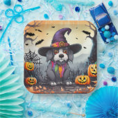 Halloween Hund Pappteller (Party)