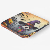 Halloween Hund Pappteller (Gewinkelt)