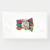 Halloween-Hund Welpe Boo Banner (Horizontal)
