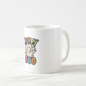 Halloween Hund Welpe Boo Kaffeetasse (VorderseiteRechts)