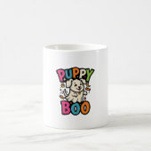 Halloween Hund Welpe Boo Kaffeetasse (Mittel)