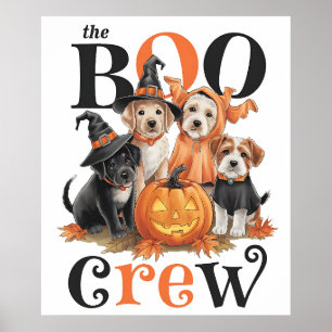 Halloween Hunde Art Poster