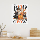 Halloween Hunde Art Poster (Küche)