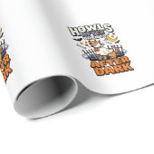 Halloween-Hunde-Boo-Crew (5) Geschenkpapier (Rolleneckpunkt)