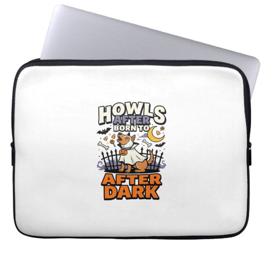 Halloween-Hunde-Boo-Crew (5) Laptopschutzhülle (Vorderseite)