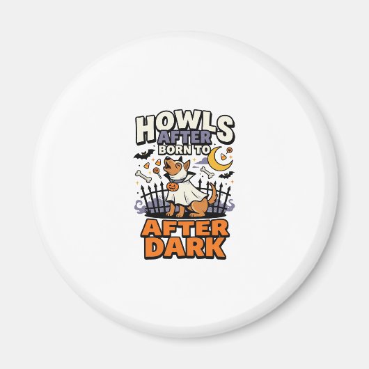 Halloween-Hunde-Boo-Crew (5) Magnet (Vorne)