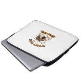 Halloween-Hunde-Geisterpfoten Laptopschutzhülle (Vorne Knopf)