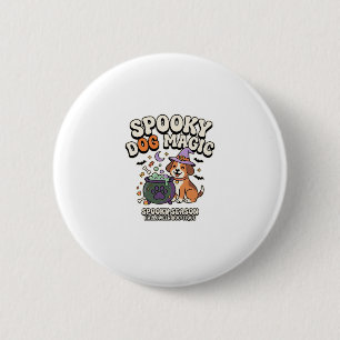 Halloween-Hunde-Magie-Vibes Button