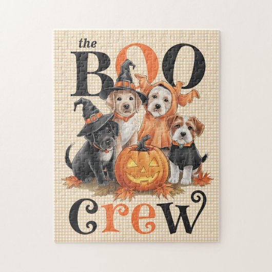 Halloween Hunde Puzzle (Vertikal)