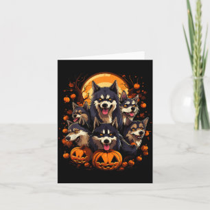 Halloween-Hunde-T-Shirt2 Karte
