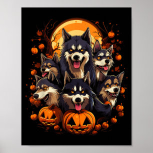 Halloween-Hunde-T-Shirt2 Poster