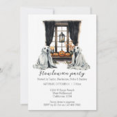 Halloween Hunde Themed Party Howloween Spaß Einladung (Vorderseite)