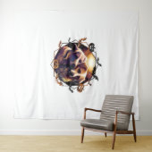 Halloween Hunde Wandteppich (Beispiel (Horizontal))