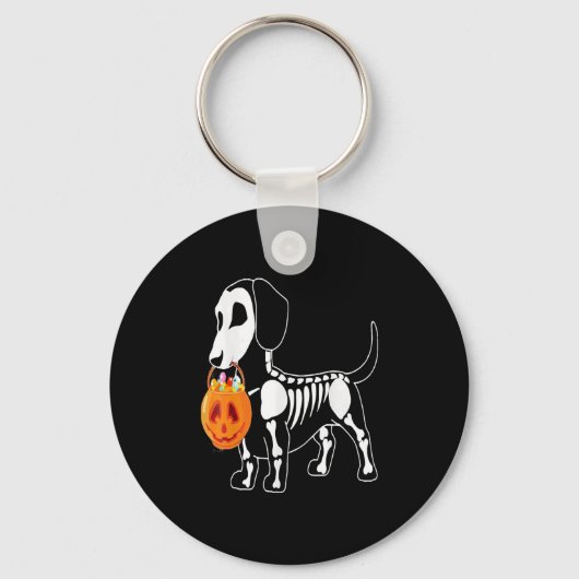 Halloween-Hundekostüm Schlüsselanhänger (Vorderseite)