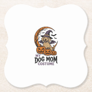 Halloween-Hundemutter-Shirt Hexen-Welpen-Kostüm Gr Untersetzer