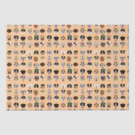 Halloween-Hundeschema Seidenpapier