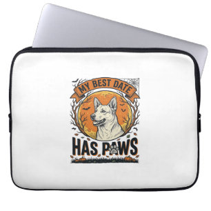 Halloween-Hundeshirt für stolze Haustierbesitzer Laptopschutzhülle