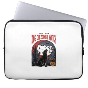 Halloween-Hundeshirt Zombie Patrol Design_1 Laptopschutzhülle