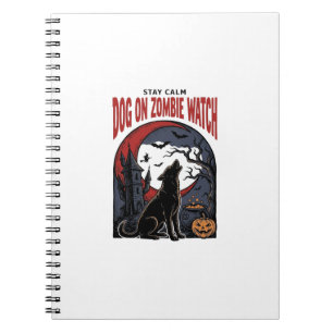Halloween-Hundeshirt Zombie Patrol Design_1 Notizblock
