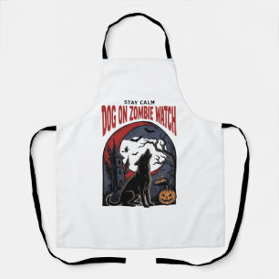 Halloween-Hundeshirt Zombie Patrol Design_1 Schürze