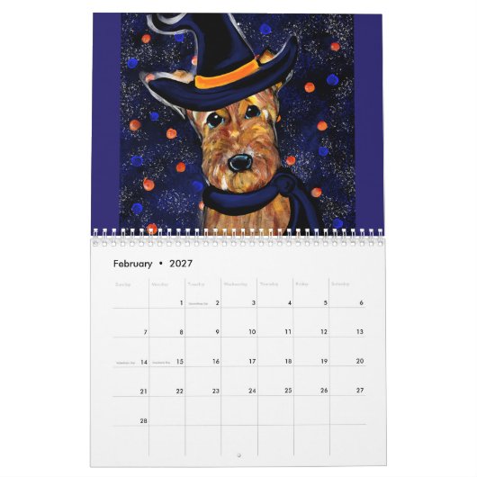 HALLOWEEN HUNGS KALENDER (Feb 2027)