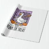 Halloween Hupen oder behandeln Hexen Gans Geschenkpapier (Ungerollt)