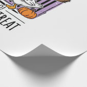Halloween Hupen oder behandeln Hexen Gans Geschenkpapier (Ecke)