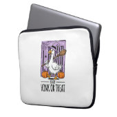 Halloween Hupen oder behandeln Hexen Gans Laptopschutzhülle (Vorderseite Links)