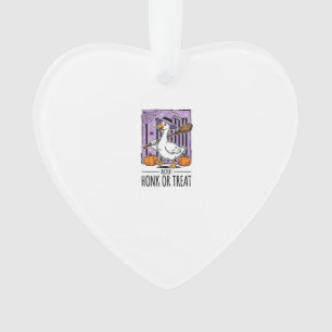 Halloween Hupen oder behandeln Hexen Gans Ornament