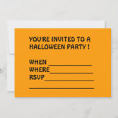 Halloween Hussy Einladung (Rückseite)