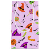 Halloween-Hut-Candy & Pumpkins Kleine Geschenktüte (Vorderseite)