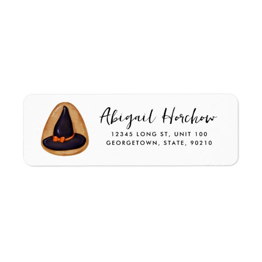 Halloween-Hut-Cookie anpassbar (Vorne)