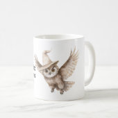 Halloween-Hut Eule wird dich sehen Kaffeetasse (VorderseiteRechts)