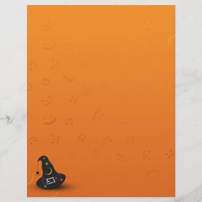 Halloween-Hut mit Spider (Vorderseite)