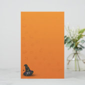 Halloween-Hut mit Spider Briefpapier (Stehend Vorderseite)