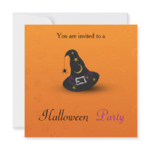 Halloween-Hut mit Spider