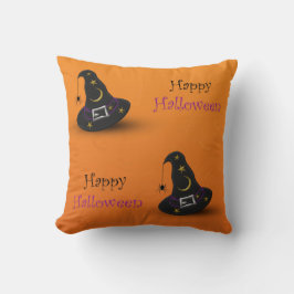 Halloween-Hut mit Spider Kissen