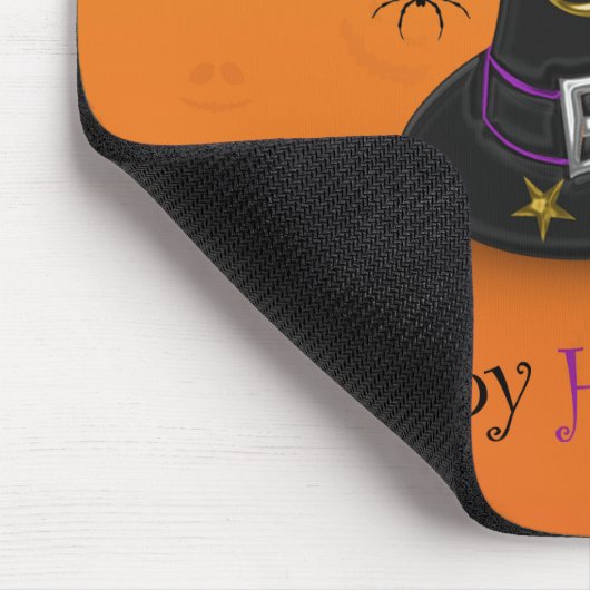 Halloween-Hut mit Spider Mousepad (Ecke)
