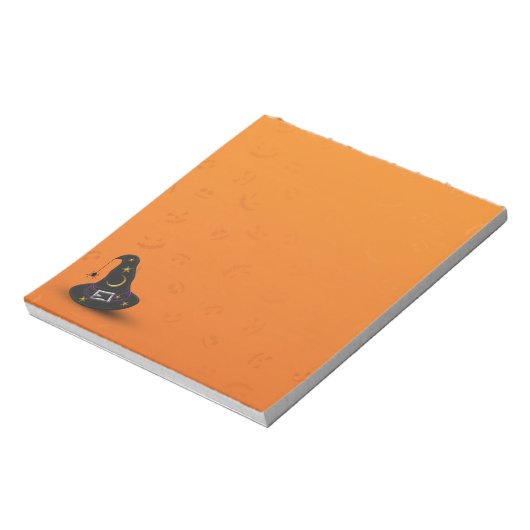 Halloween-Hut mit Spider Notizblock (Rotiert)