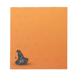 Halloween-Hut mit Spider Notizblock