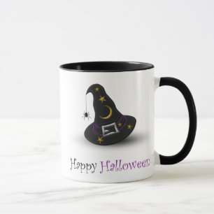 Halloween Hut mit Spider - Tasse