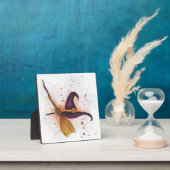 Halloween-Hut und Broom Fotoplatte (InSitu)