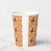 Halloween-Hut und Broom Pappbecher (Links)