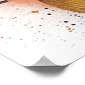 Halloween-Hut und Broom Poster (Ecke)