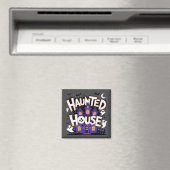 Halloween - Hütte Magnet (In Situ (Geschirrspüler))