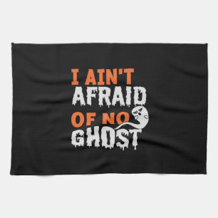 Halloween I Aint Afraid of No Ghost Birthday Geschirrtuch